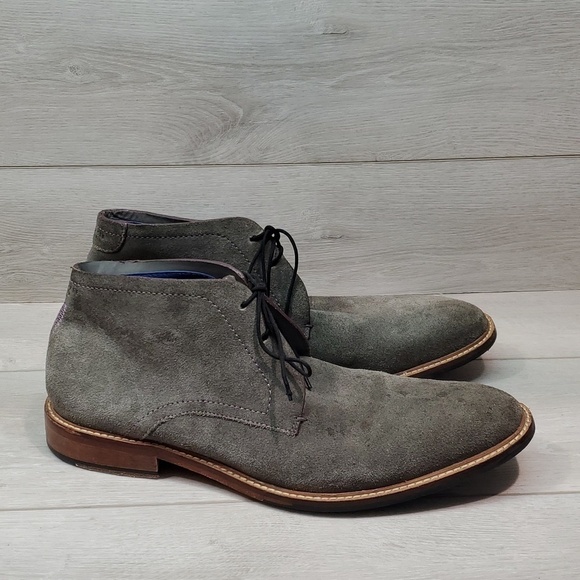 Ted Baker London Mens Linnus Ankle High Tip Suede Chukka Boots shoes sz 11.5 main image 12